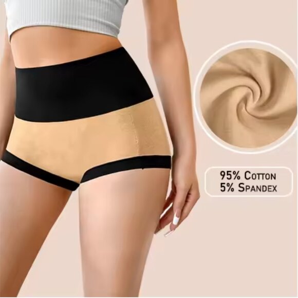 (2-Pack Black & Nude) Smüthié™ High-Waisted Tummy Control Shapewear Shorts - Picture 7 of 10